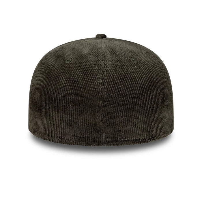 This is a  New Era Cord Dark Green 59FIFTY Fitted Cap 7