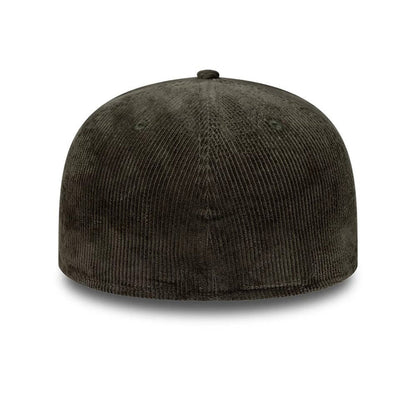 This is a  New Era Cord Dark Green 59FIFTY Fitted Cap 7