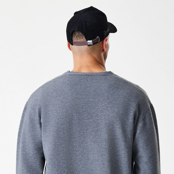 The Male model is wearing  New Era Dark Grey Cardigan 7