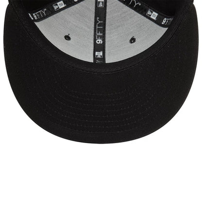 This is a New Era Essential Black 9FIFTY Snapback Cap 7