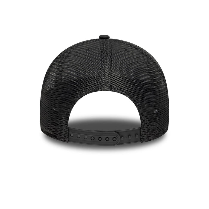 This is a New Era Grey 9FORTY Trucker Adjustable Cap 6
