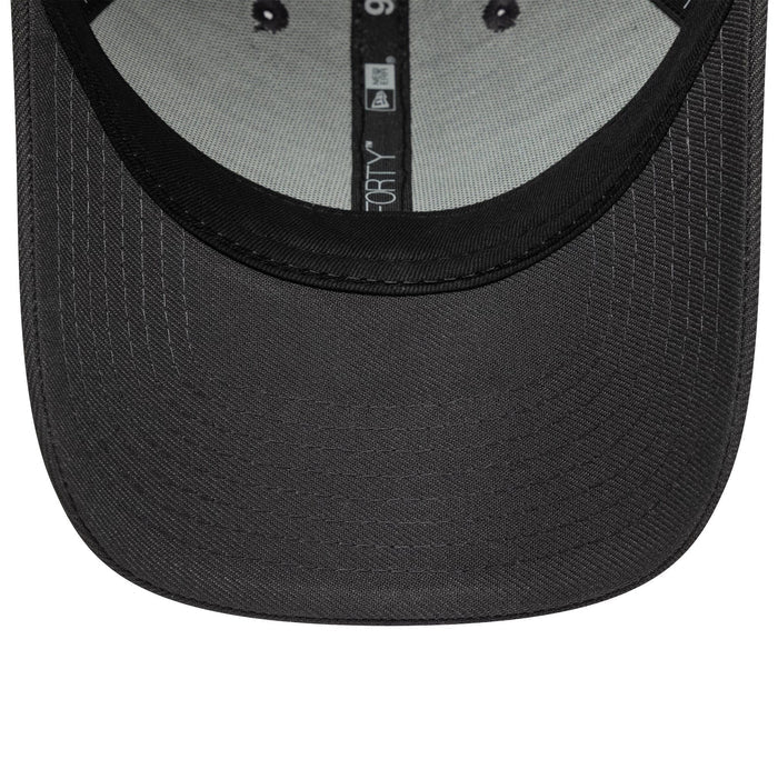 This is a New Era Grey 9FORTY Trucker Adjustable Cap 7
