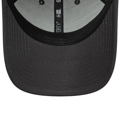 This is a New Era Grey 9FORTY Trucker Adjustable Cap 7