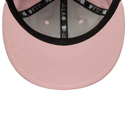 This is a New Era Pink Retro Crown 9FIFTY Snapback  Adjustable Cap 7
