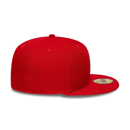 This is a New Era Red 59FIFTY Fitted Cap 6