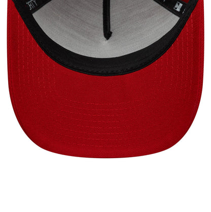 This is a New Era Red 9FORTY A-Frame Adjustable Cap 7