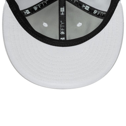 This is a New Era White Retro Crown 9FIFTY Snapback Adjustable Cap 7