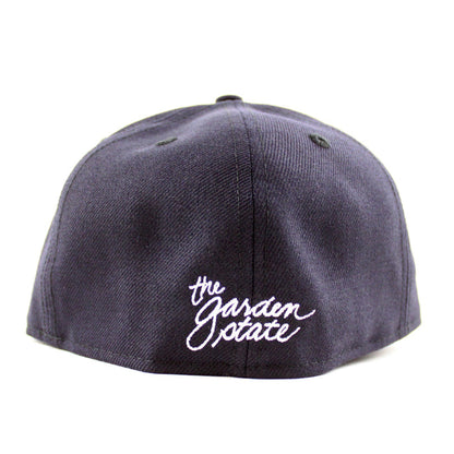 New Jersey State New Era 59Fifty Fitted Hat (Navy Gray Under Brim)