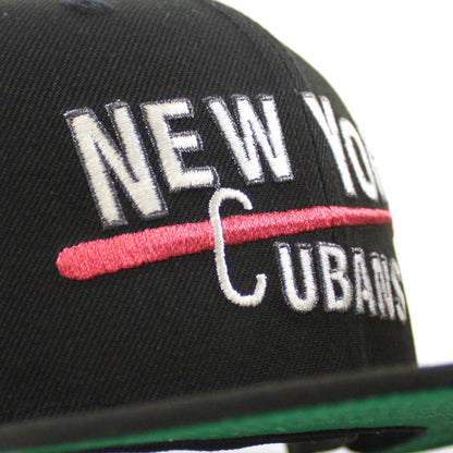 New York Cubans New Era 59Fifty Fitted Hat (Black Green Under Brim)