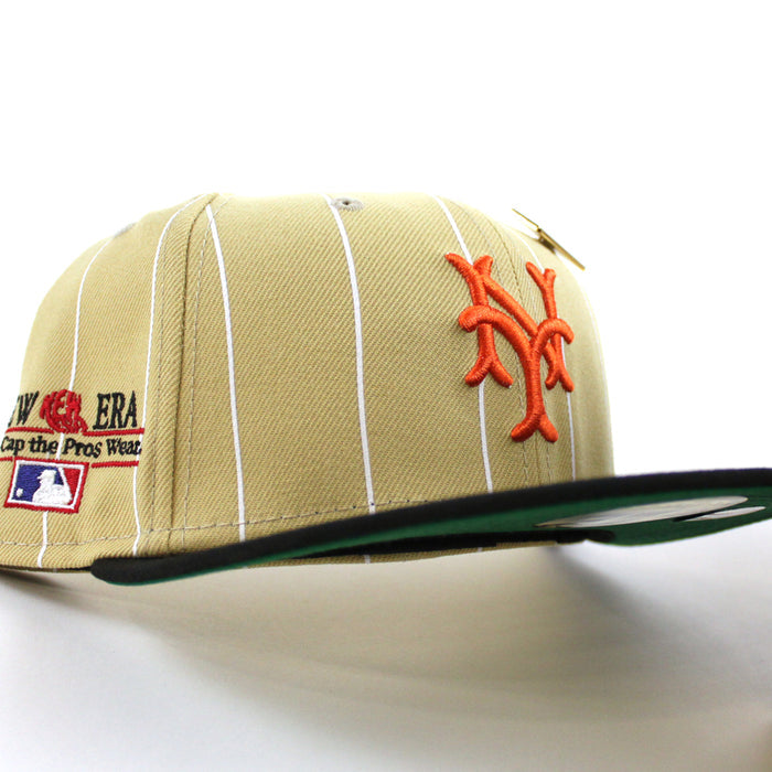 New York Giants New Era 59Fifty Fitted Hat (59FIFTY DAY - Vegas Gold Pinstripe)