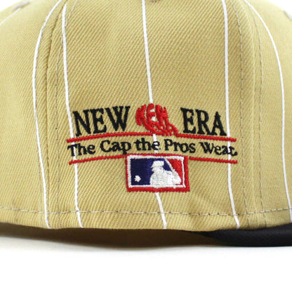 New York Giants New Era 59Fifty Fitted Hat (59FIFTY DAY - Vegas Gold Pinstripe)