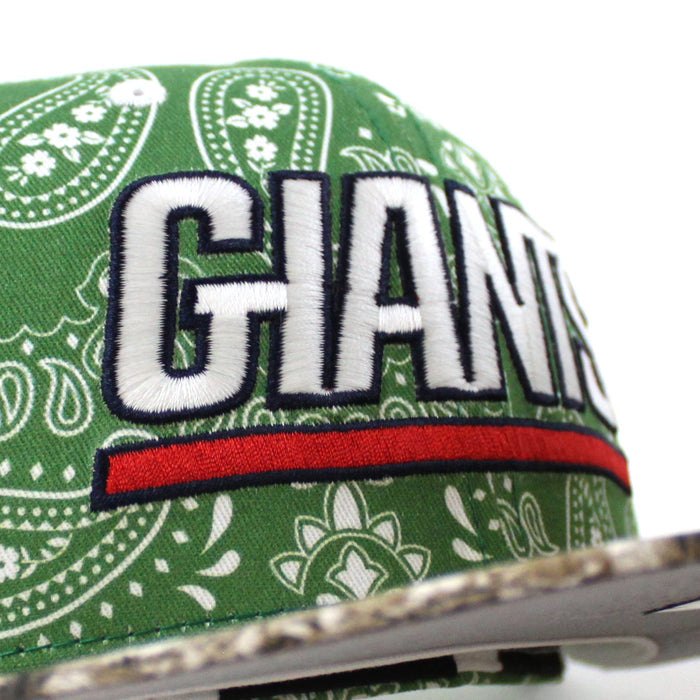 NEW YORK GIANTS PRO BOWL 1986 59Fifty New Era Fitted Hat (PAISLEY REAL TREE Gray Under Brim)