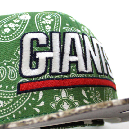 NEW YORK GIANTS PRO BOWL 1986 59Fifty New Era Fitted Hat (PAISLEY REAL TREE Gray Under Brim)