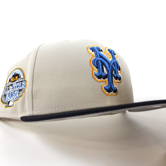 New York Mets 2013 All Star Game New Era 59Fifty Fitted Hat (Stone Navy Gray Under Brim)