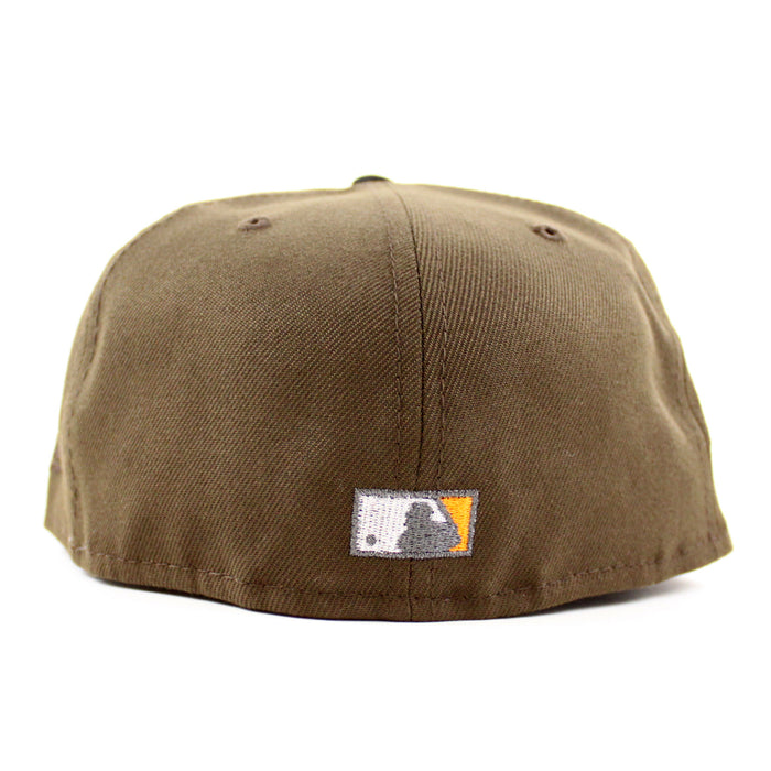 New York Mets 40TH ANNIVERSARY New Era 59Fifty Fitted Hat (Walnut Black Khaki Under Brim)