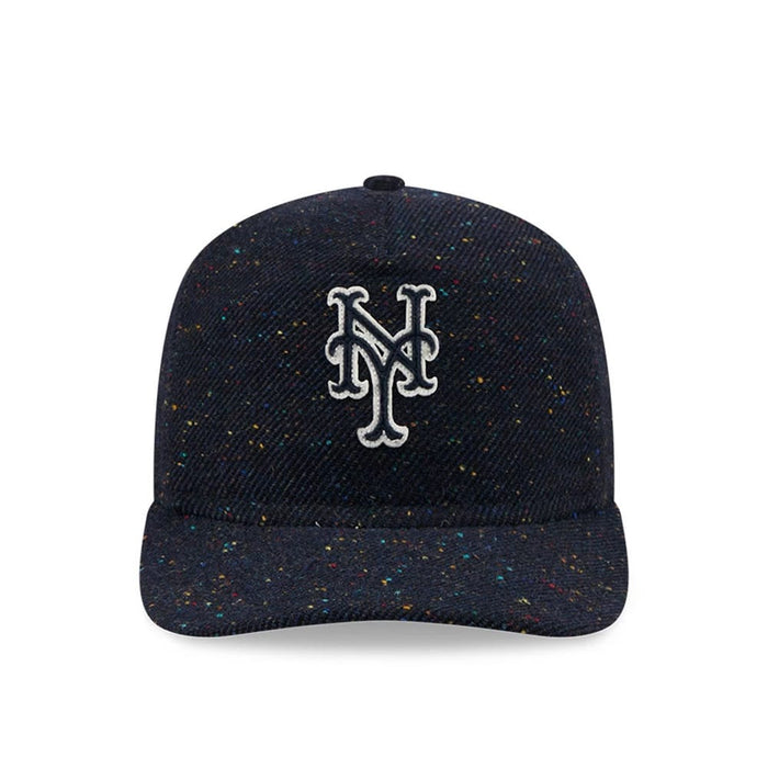 This is a New York Mets MLB Speckled Wool Navy 19TWENTY Adjustable Cap 4