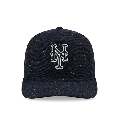 This is a New York Mets MLB Speckled Wool Navy 19TWENTY Adjustable Cap 4