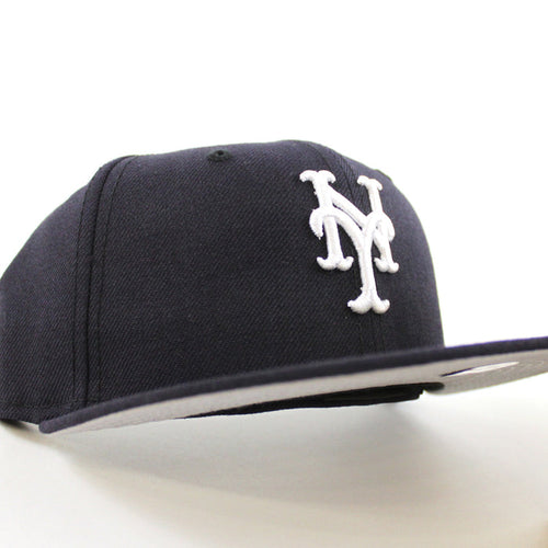 New York Mets New Era 59Fifty Fitted Hat (Navy Gray Under Brim)