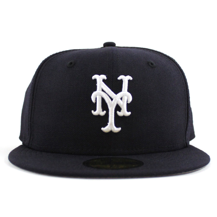 New York Mets New Era 59Fifty Fitted Hat (Navy Gray Under Brim)