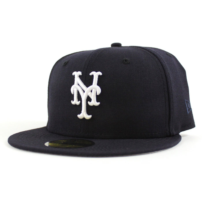 New York Mets New Era 59Fifty Fitted Hat (Navy Gray Under Brim)