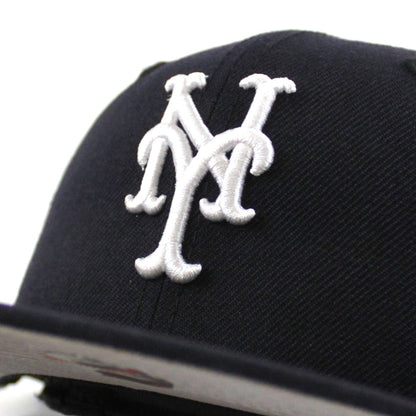 New York Mets New Era 59Fifty Fitted Hat (Navy Gray Under Brim)
