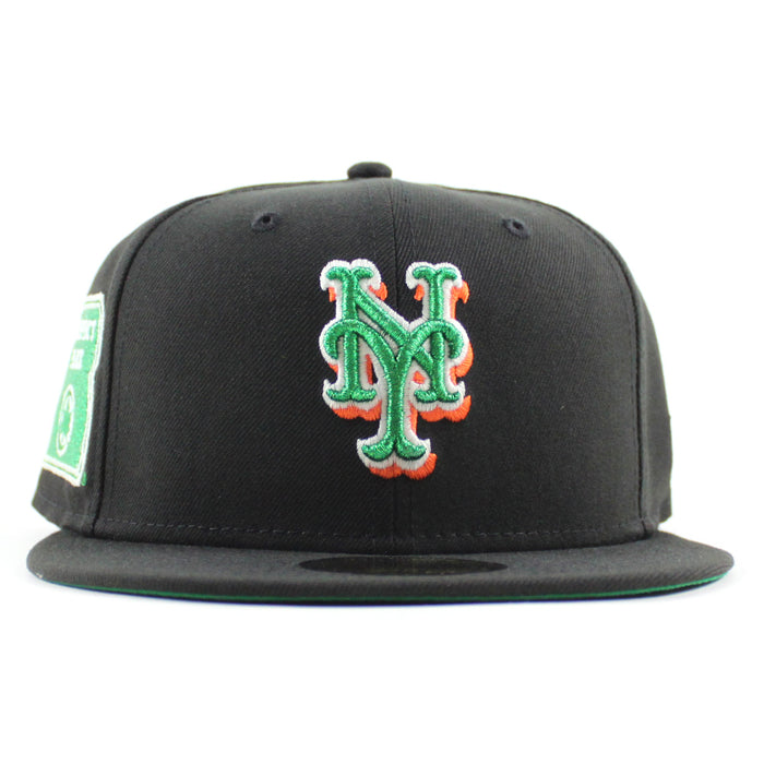 New York Mets Prospect Park (Brooklyn) New Era 59Fifty Fitted Hat (Black Green Under Brim)