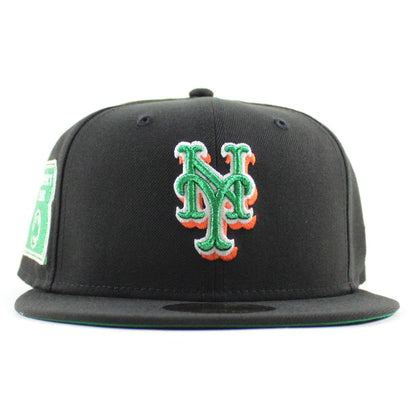 New York Mets Prospect Park (Brooklyn) New Era 59Fifty Fitted Hat (Black Green Under Brim)