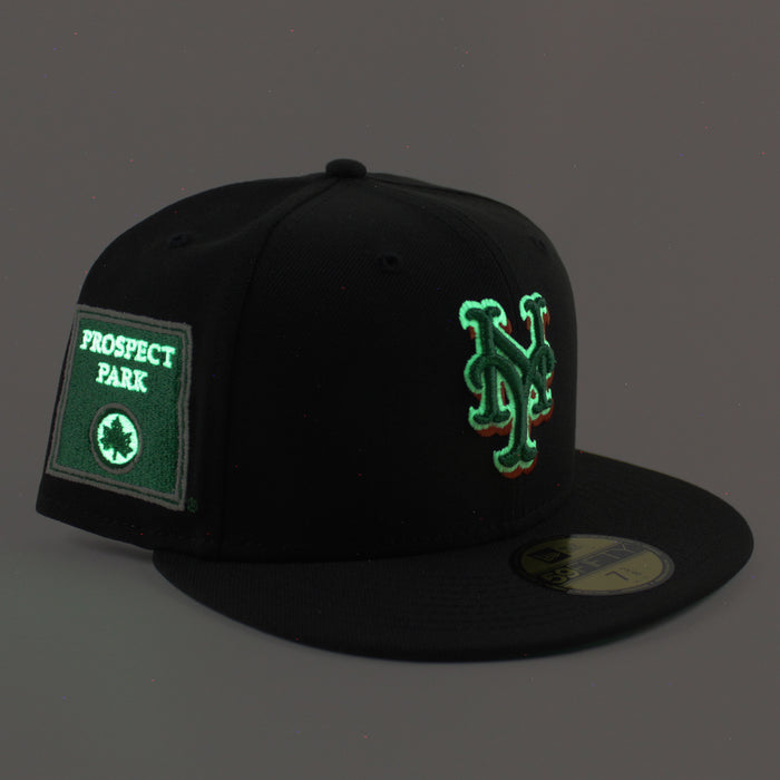 New York Mets Prospect Park (Brooklyn) New Era 59Fifty Fitted Hat (Black Green Under Brim)
