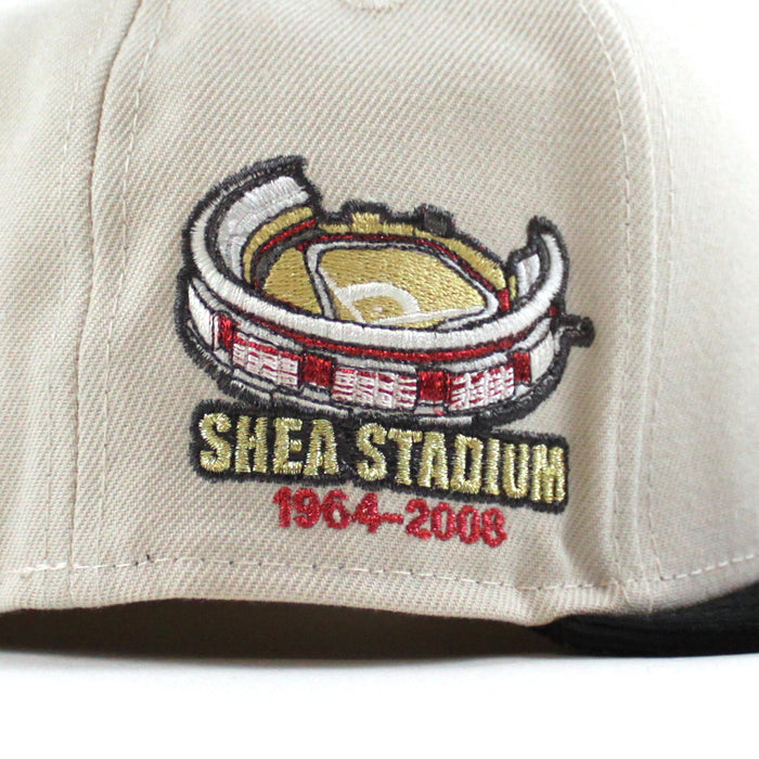 New York Mets Shea Stadium New Era 59Fifty Fitted Hat (Stone Corduroy Gray Under Brim)