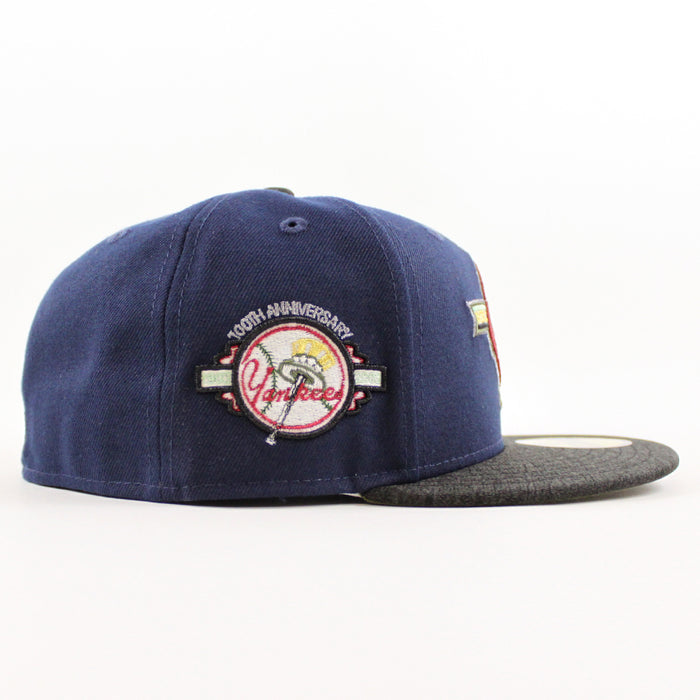 New York Yankees 1949 World Series 100TH ANNIVERSARY New Era 59Fifty Fitted Hat (OceanSide Black Olive Under Brim)