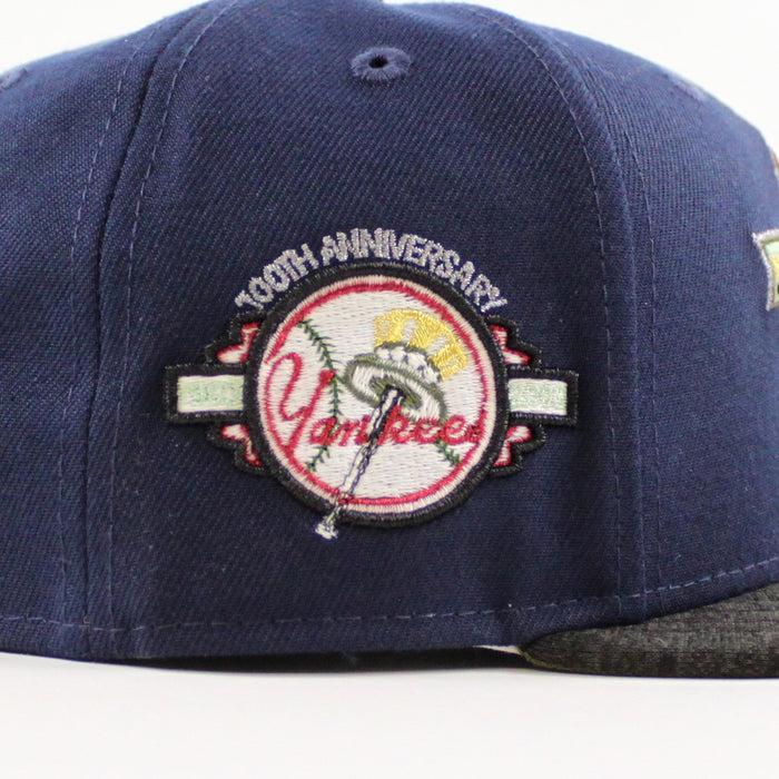 New York Yankees 1949 World Series 100TH ANNIVERSARY New Era 59Fifty Fitted Hat (OceanSide Black Olive Under Brim)