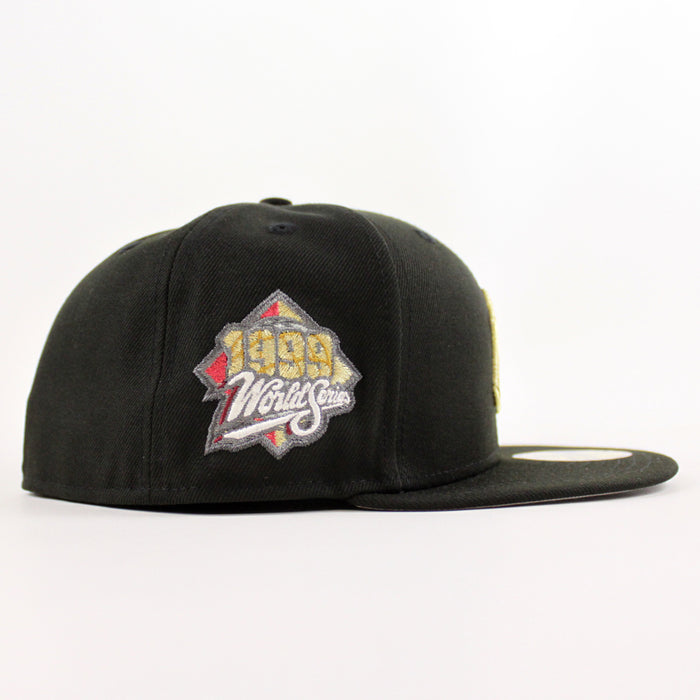 New York Yankees 1999 World Series New Era 59Fifty Fitted Hat (Black Gray Under Brim)