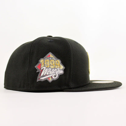 New York Yankees 1999 World Series New Era 59Fifty Fitted Hat (Black Gray Under Brim)