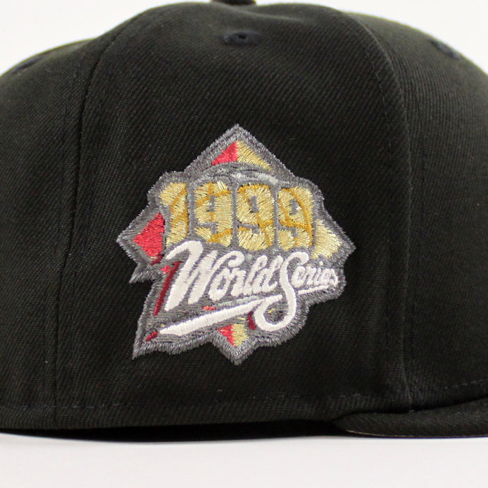 New York Yankees 1999 World Series New Era 59Fifty Fitted Hat (Black Gray Under Brim)