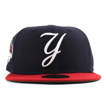 New York Yankees 1999 World Series New Era 59Fifty Fitted Hat (Navy Scarlet Red Green Under Brim)