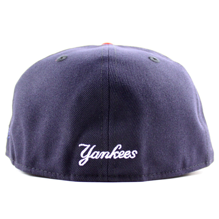 New York Yankees 1999 World Series New Era 59Fifty Fitted Hat (Navy Scarlet Red Green Under Brim)
