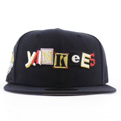 New York Yankees Death Note 1999 World Series New Era 59Fifty Fitted Hat (Navy Gray Under Brim)