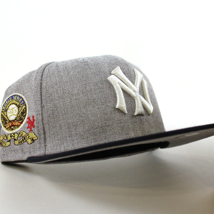 NEW YORK YANKEES DYNASTY New Era 59Fifty Fitted Hat (Gray Navy Gray Under Brim)