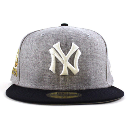 NEW YORK YANKEES DYNASTY New Era 59Fifty Fitted Hat (Gray Navy Gray Under Brim)