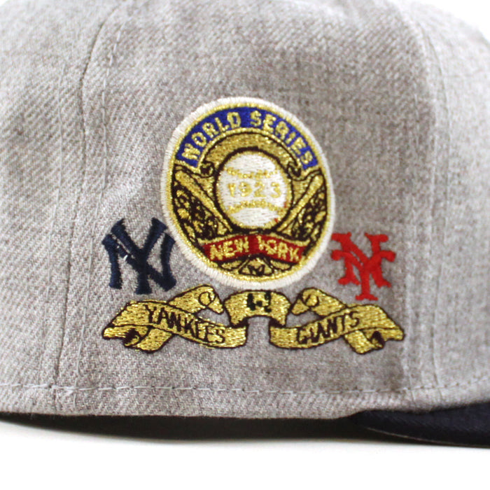 NEW YORK YANKEES DYNASTY New Era 59Fifty Fitted Hat (Gray Navy Gray Under Brim)