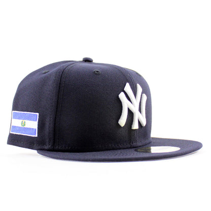 New York Yankees El Salvador New Era 59Fifty Fitted Hat (Navy Gray Under Brim)