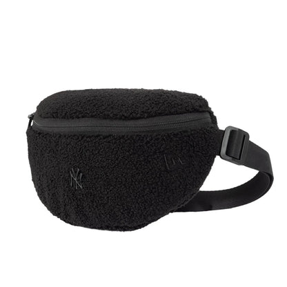 This is a New York Yankees MLB Borg Pin Black Waist Bag 3