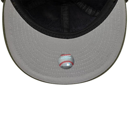 This is a New York Yankees MLB Camo Open Green Retro Crown 59FIFTY Fitted Cap 3