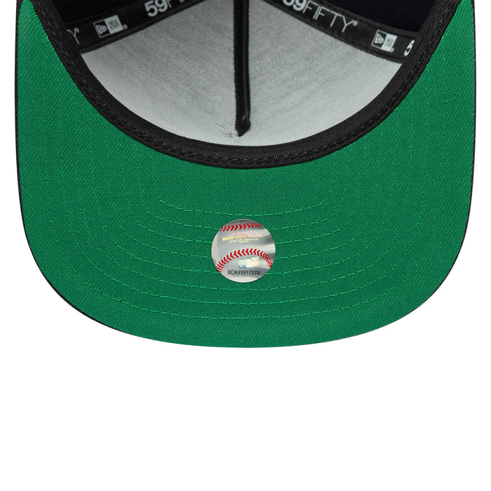 This is a New York Yankees Flat Navy 59FIFTY A-Frame Fitted Cap 2