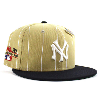 New York Yankees New Era 59Fifty Fitted Hat (59FIFTY DAY - Vegas Gold Pinstripe)