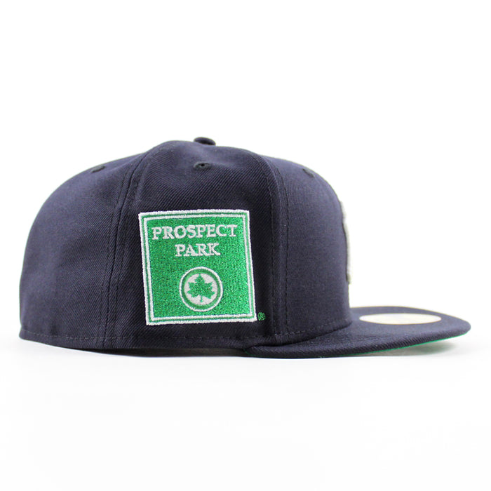 New York Yankees Prospect Park (Brooklyn) New Era 59Fifty Fitted Hat (Navy Green Under Brim)