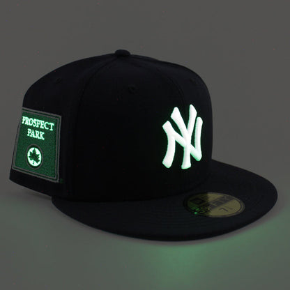 New York Yankees Prospect Park (Brooklyn) New Era 59Fifty Fitted Hat (Navy Green Under Brim)