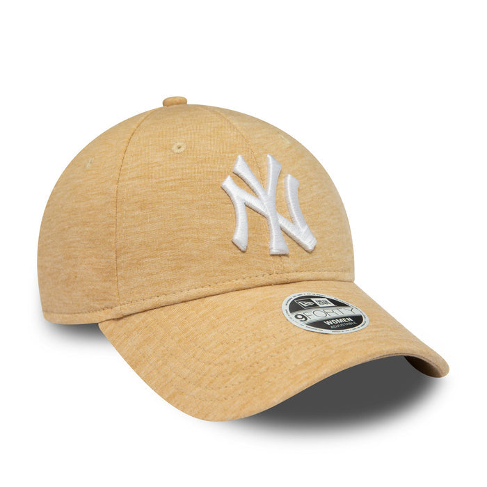 This is a New York Yankees Womens Jersey Light Beige 9FORTY Adjustable Cap 3