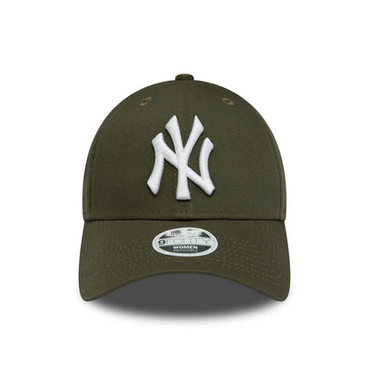 This is a New York Yankees Womens League Essential Dark Green 9FORTY Adjustable Cap 2