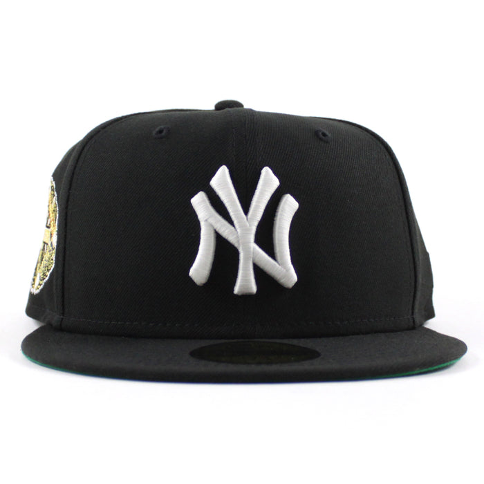 New York Yankees YANKEE STADIUM New Era 59Fifty Fitted Hat (Black Green Under Brim)